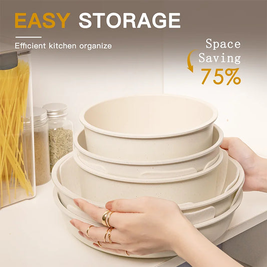 21 Piece Pots and Pans Set Non-Stick